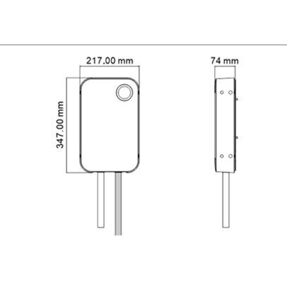 11kW 3 Fazių wallbox krovimo stotele WB20 su Wi-fi funkcija 3