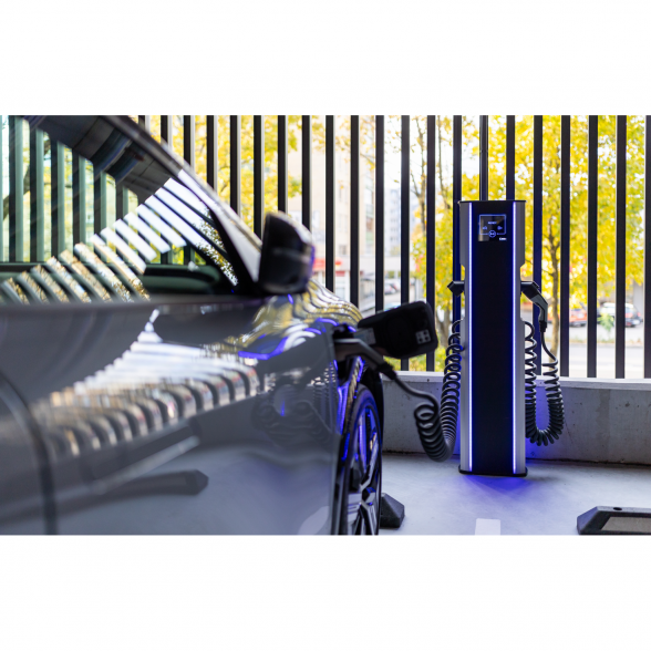 Įkrovimo stotelė CityCharge V2 Plus su įkrovimo laidais 5